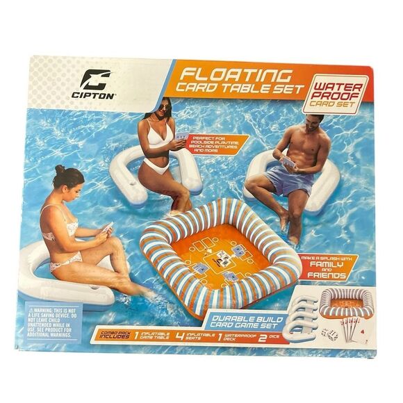 Cipton Floating Card Table Set